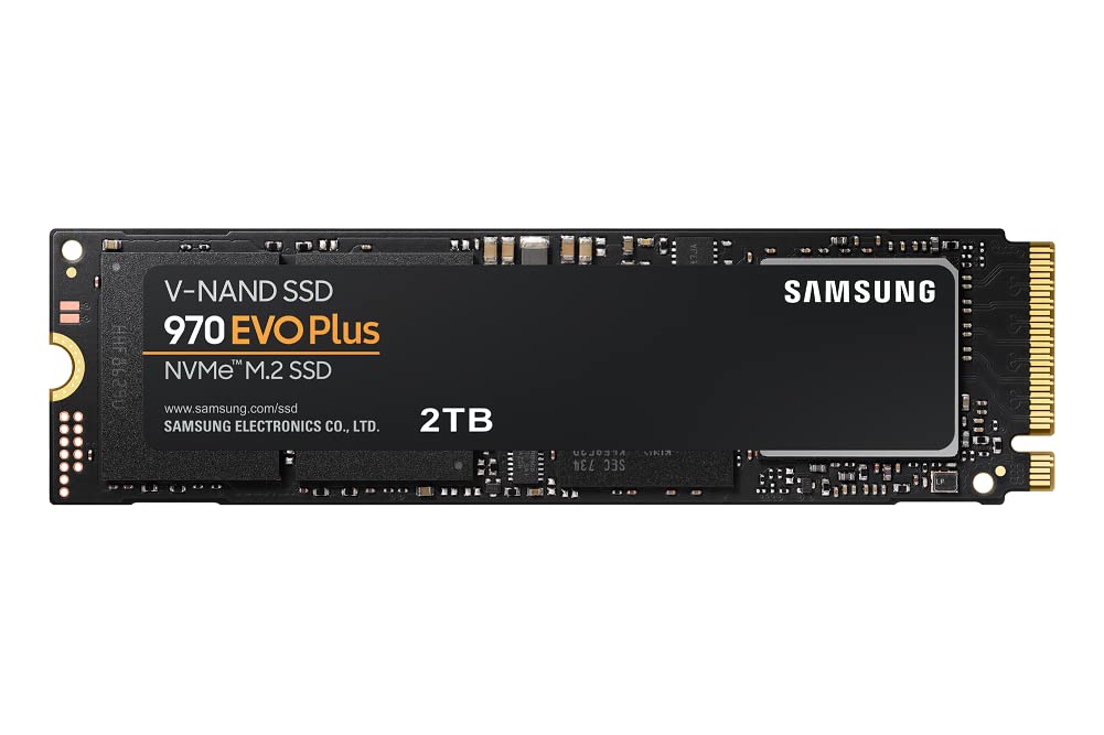 SAMSUNG 970 EVO Plus SSD 2TB - M.2 NVMe Interface Internal Solid State  Drive with V-NAND Technology (MZ-V7S2T0B/AM)